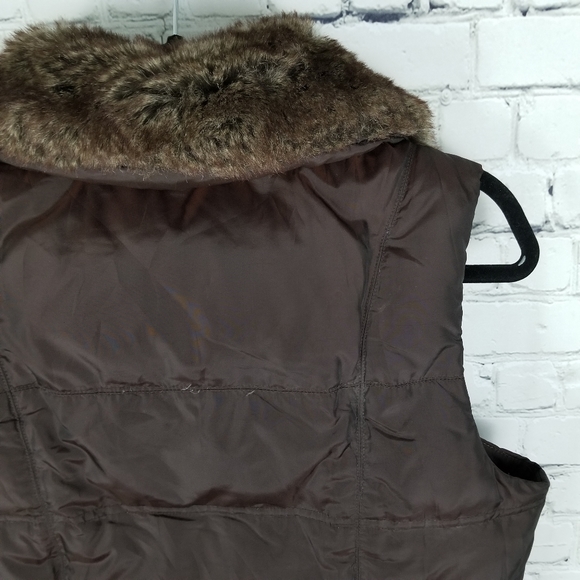 EDDIE BAUER | removable collar down puffer vest gilet - Picture 7 of 10